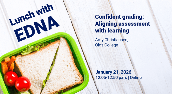 Lunch with EDNA presents Confident grading: Aligning assessment with learning